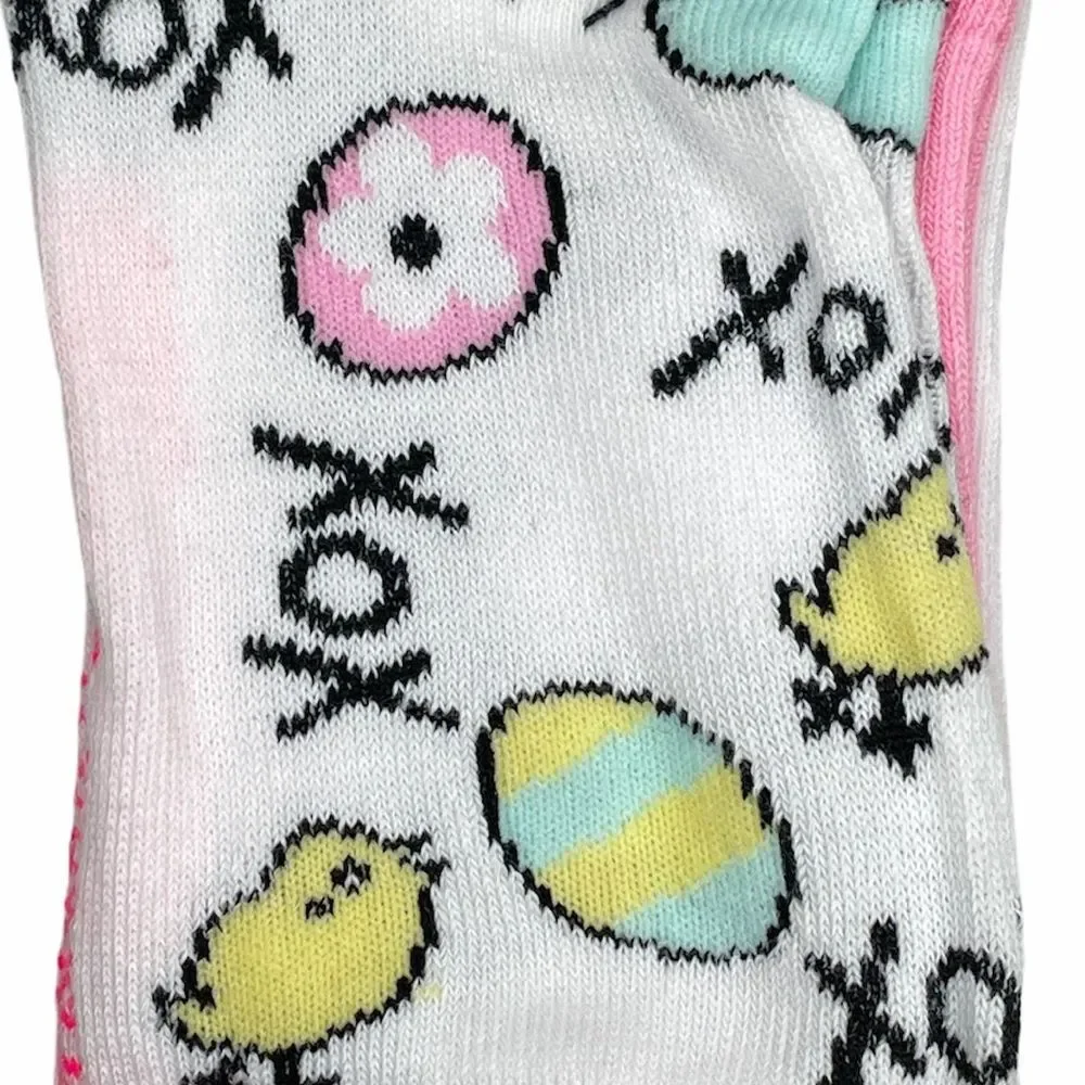 Betsey Johnson Easter Low Cut Socks Purple Pink 10 Pairs